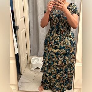 Paisley Tiered Dress